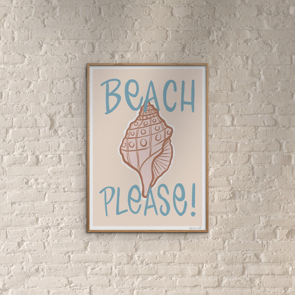 ByKammille Beach, Please plakat - A5